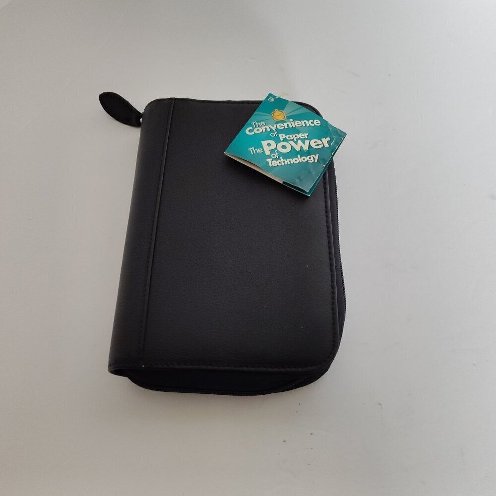 Day-Timer Black Genuine Leather Planner